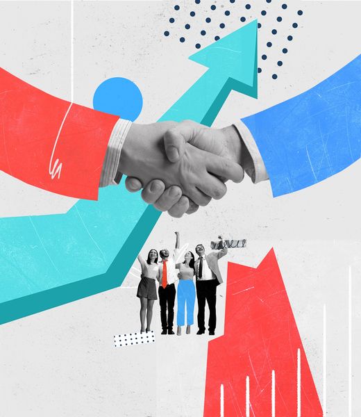 Design & Website Development  - Luxembourg hands shaking, image of business success and profits